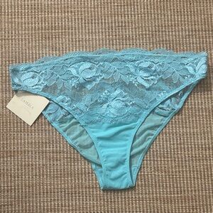 La Perla Women's Lace Panties - Turquoise